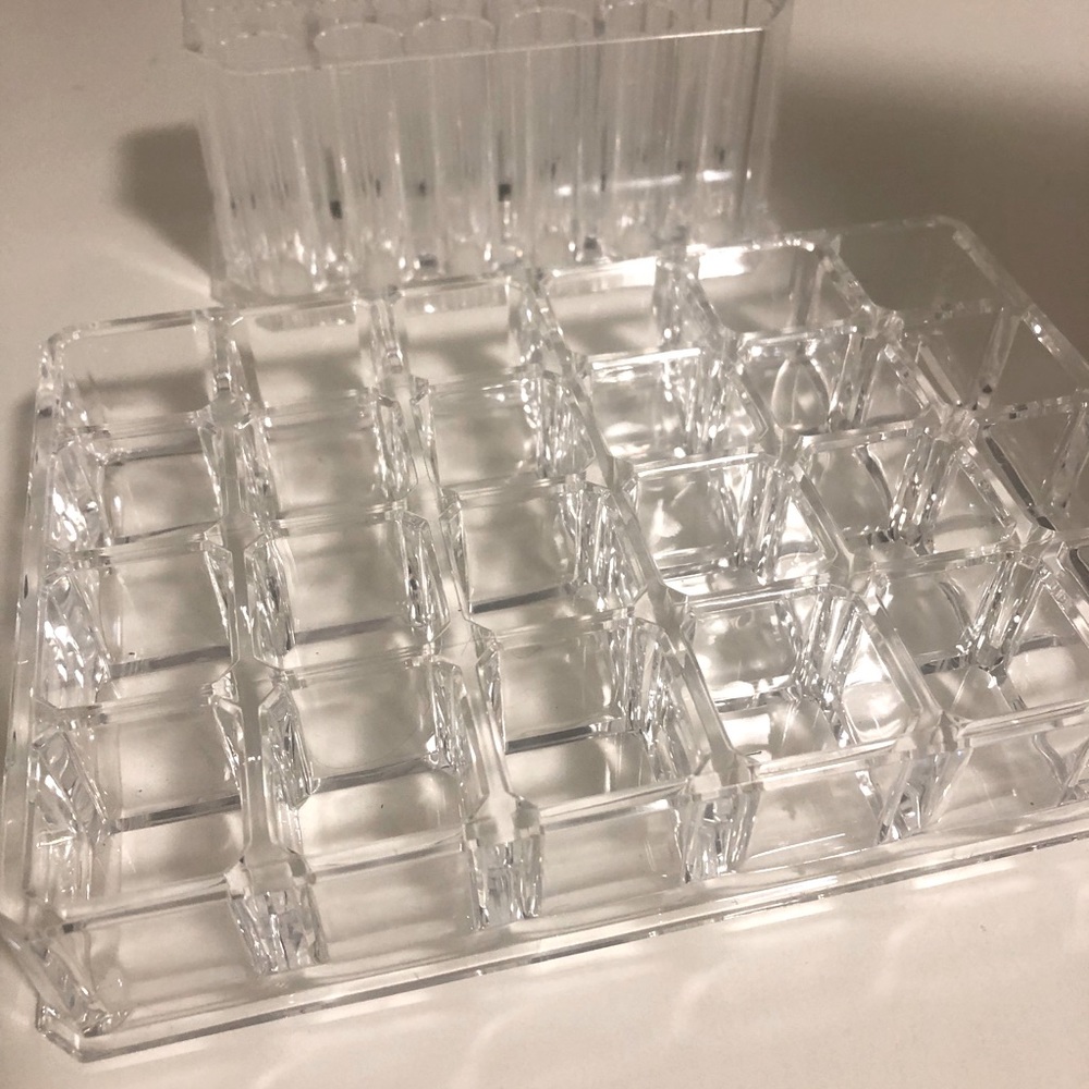 Acrylic Lipstick and Lipliner Holder